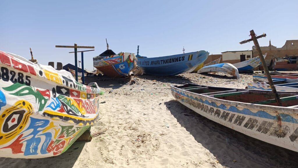 Nouakchott fishing boats