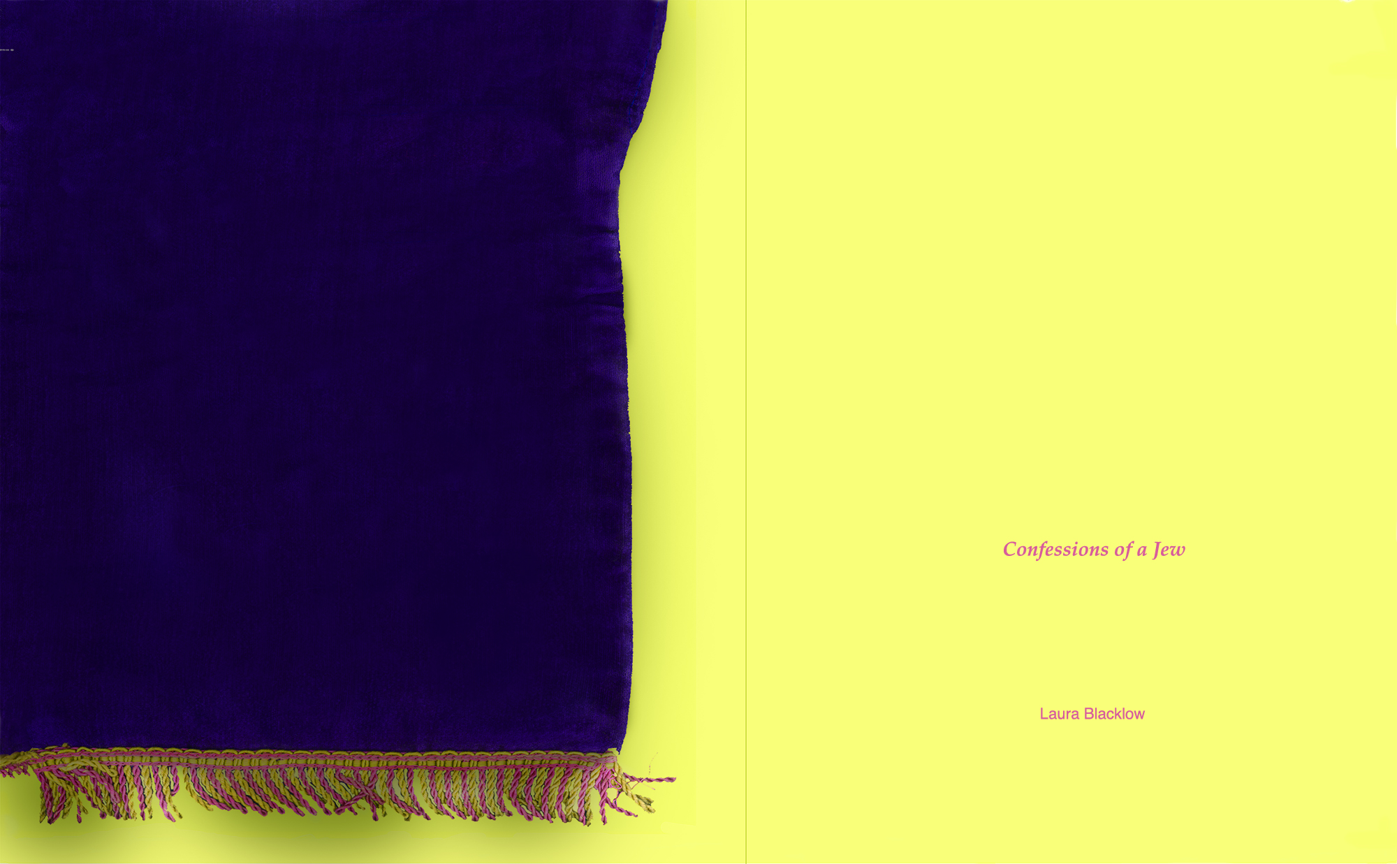 Inside pages, Confessions of a Jew flyleaf title
