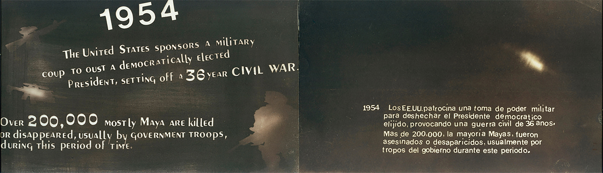 Guatemalan Stories first pages, 1954