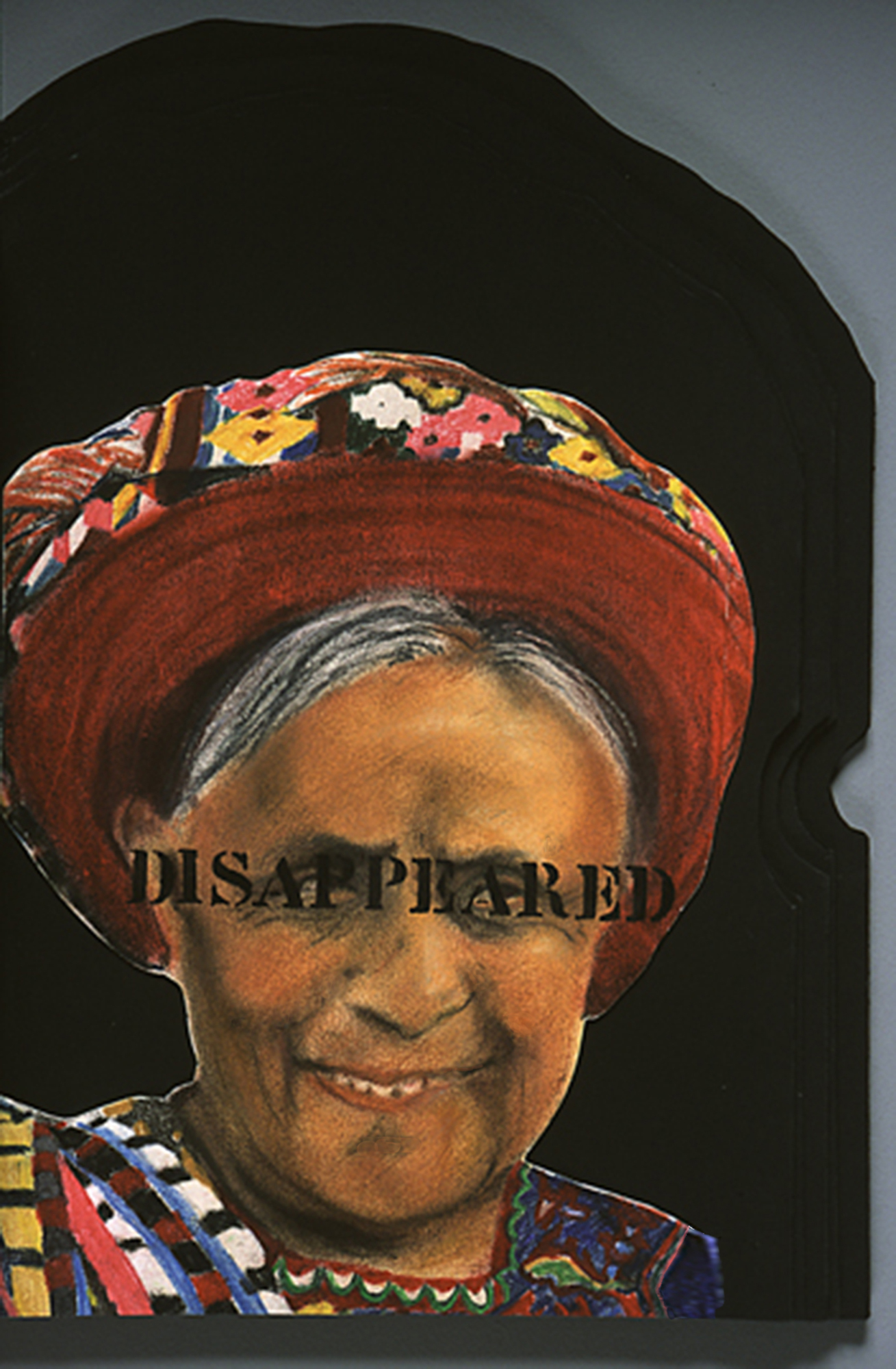 Inside page showing a village elder