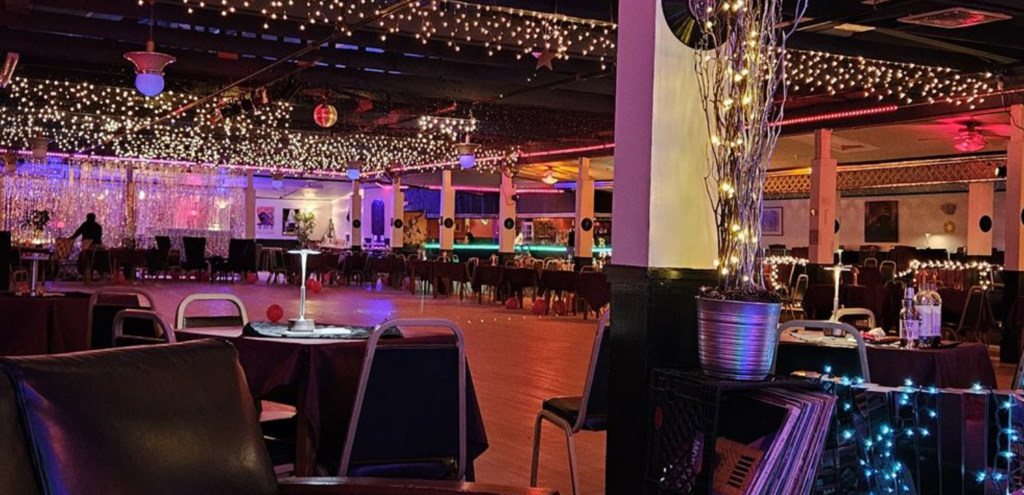 DJs Johnny B Groovey & Soul Sister play on December 31, 2024 at Rockingham Ballroom in Newmarket NH